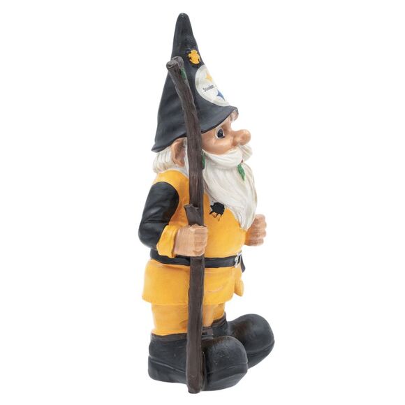 Officially Licensed NFL Pittsburgh Steelers 8-1/2" Poly-resin Garden Gnome - Picture 4 of 6